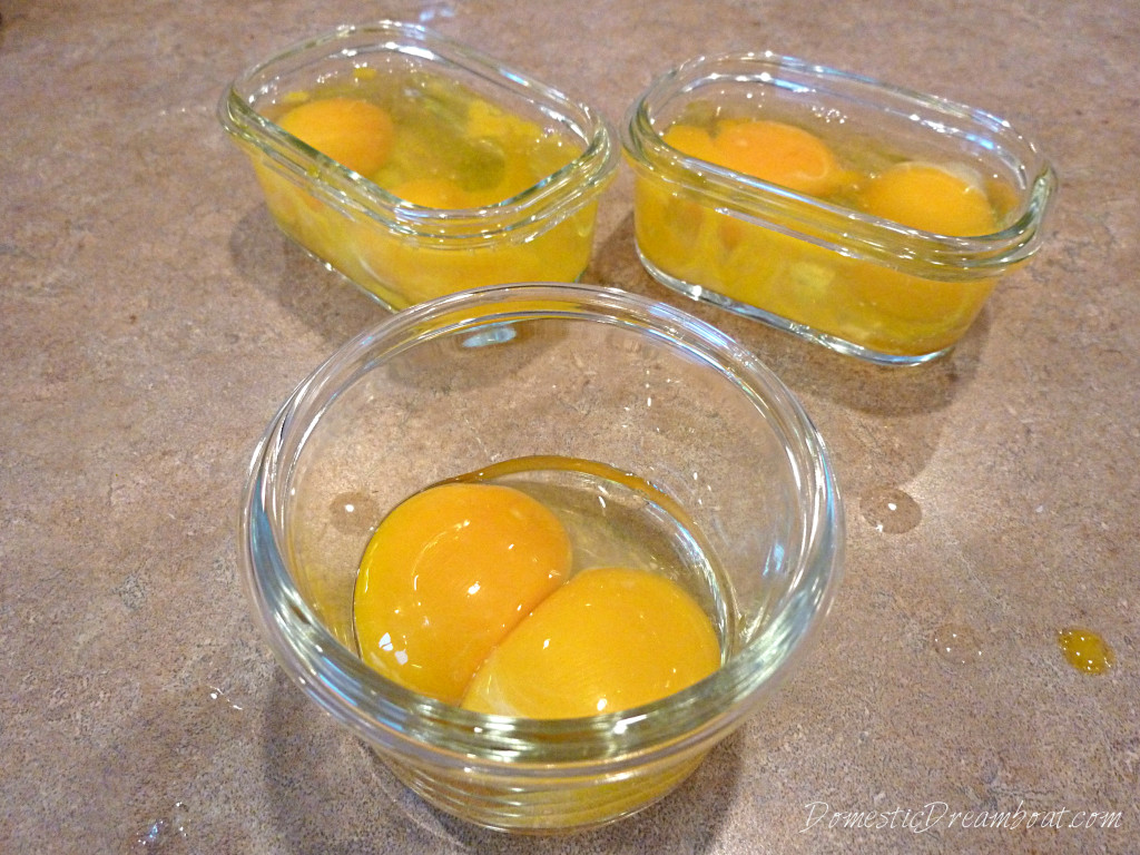 Separating eggs
