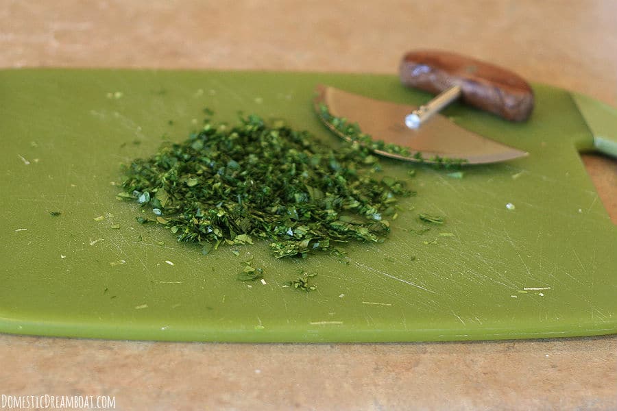 Chopped cilantro