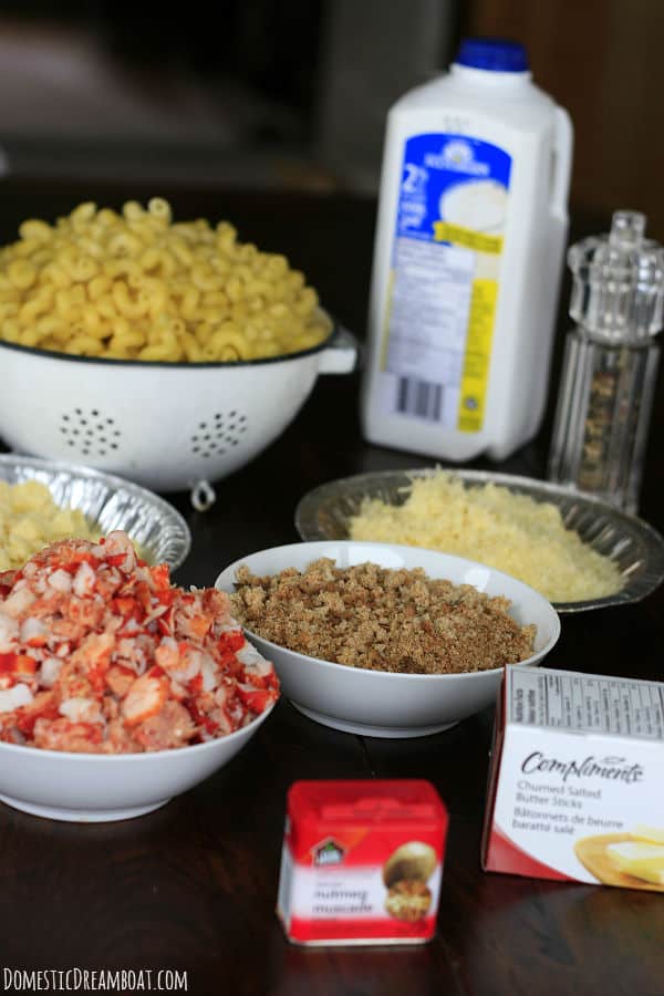 Lobster Mac and Cheese Ingredients