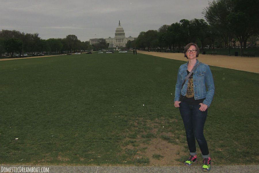 Me on national mall