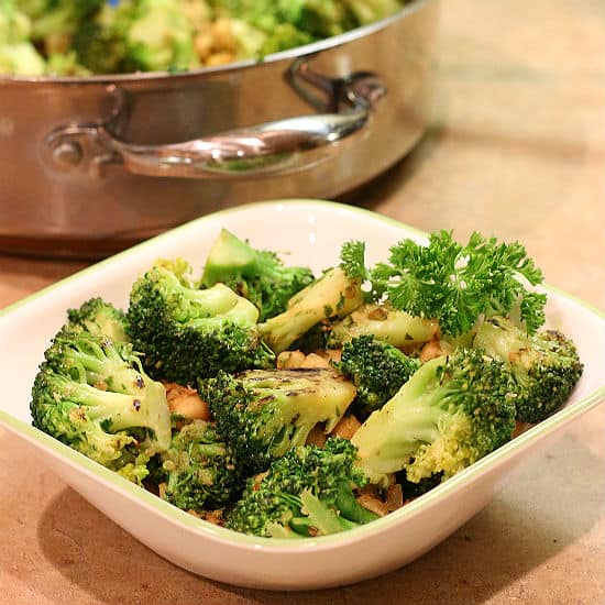 Pan Roasted Broccoli Cropped