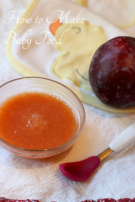 How to Make Baby Food