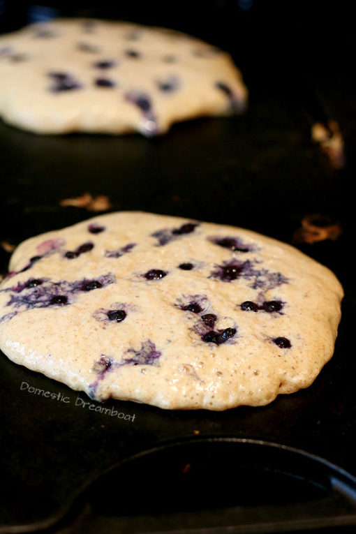 Sourdough Blueberry Pancakes