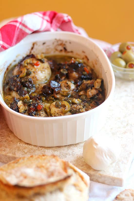 Chicken Marbella with Prunes, Olives, and Capers