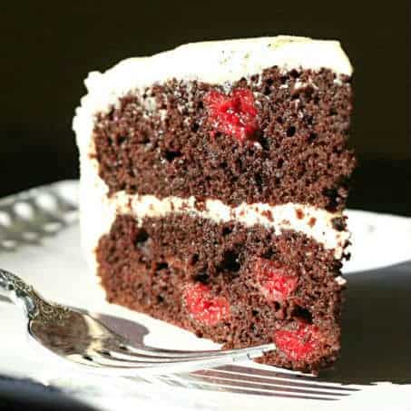 Chocolate Cherry Cake cropped