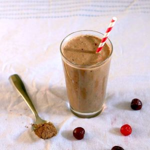 Heart Healthy Chocolate Cherry Smoothie Domestic Dreamboat1 cropped