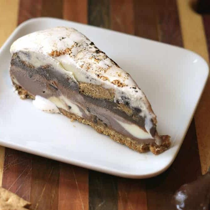 Smores Ice Cream Cake