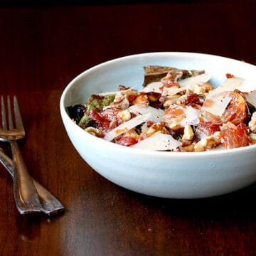 Fig and proscuitto salad