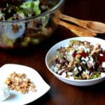 Roasted Beet Salad with Candied Walnuts and Goat Cheese - Domestic Dreamboat #glutenfree #vegetarian #healthyeating