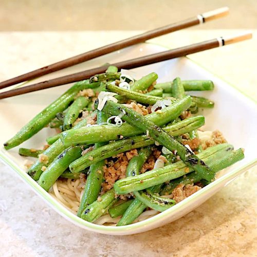 Sichuan green beans cropped