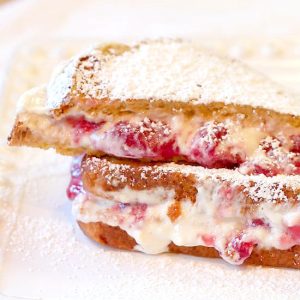 Cherry Cheesecake stuffed french toast cropped