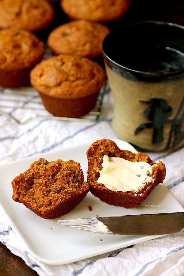 Pumpkin Spice Bran Muffins