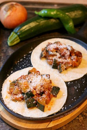Spicy Zucchini Tacos