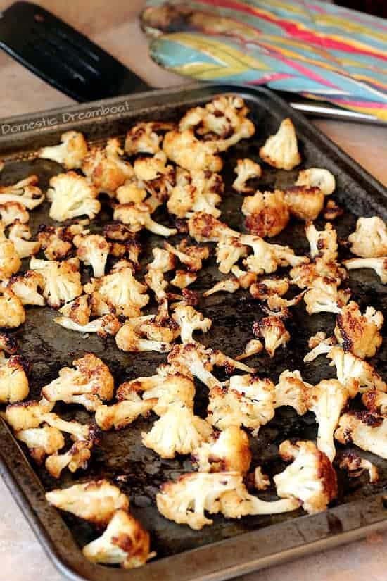 Roasted Cauliflower with Middle Eastern Spices