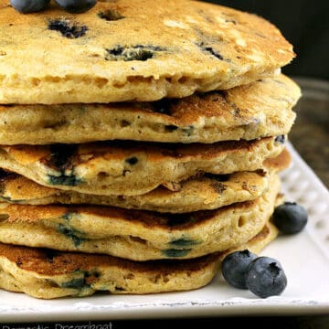 Sourdough Blueberry Pancakes