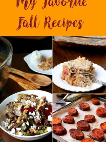 My Favorite Fall Recipes