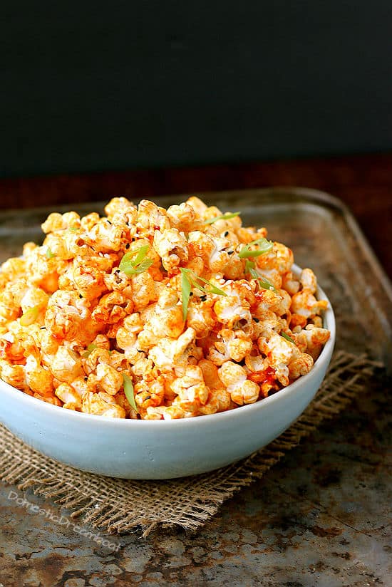 Spicy Gochujang Butter Popcorn - Domestic Dreamboat