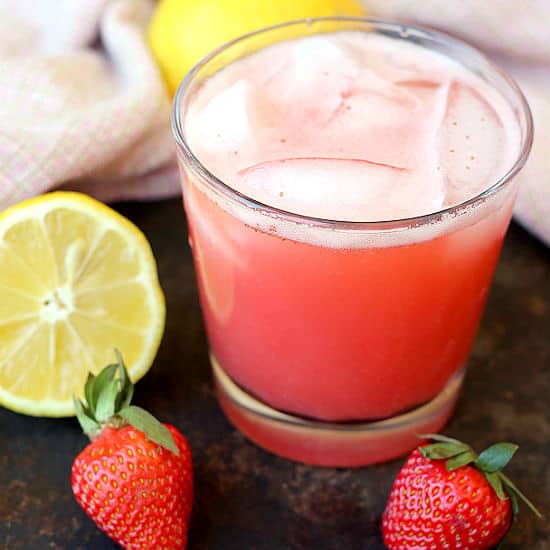Strawberry Lemonade Strawberry Lemonade - Lightly sweetened and perfectly refreshing