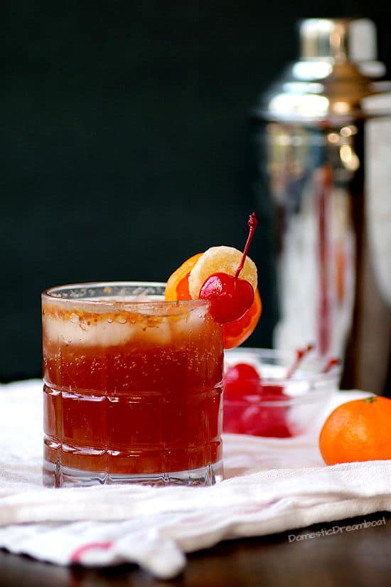 Gingered Brandy Old Fashioned