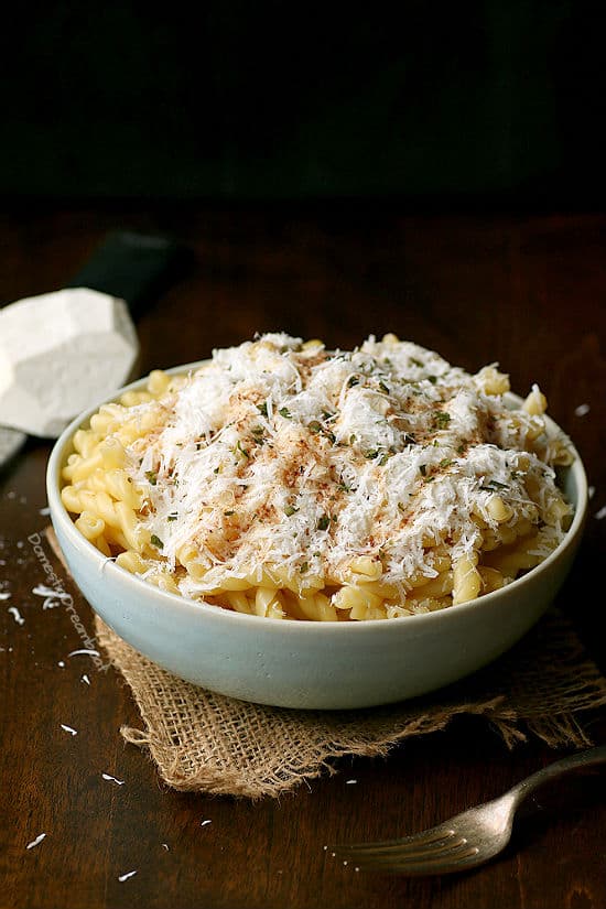 Pasta with Mizithra Cheese and Browned Butter