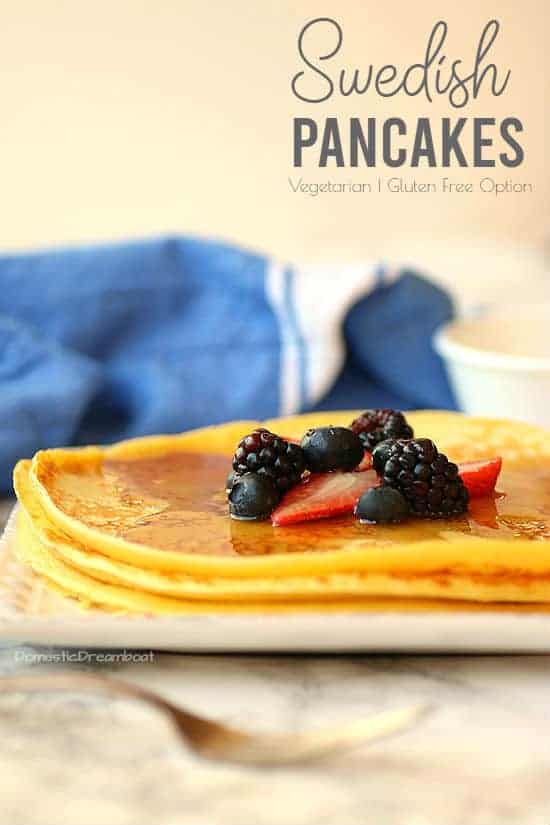 Swedish Pancakes Pinterest