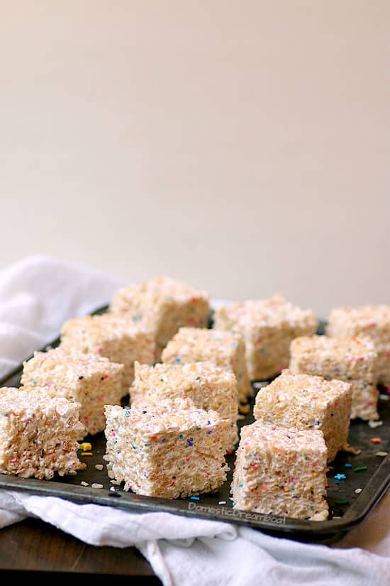 Homemade Marshmallow Rice Krispie Squares