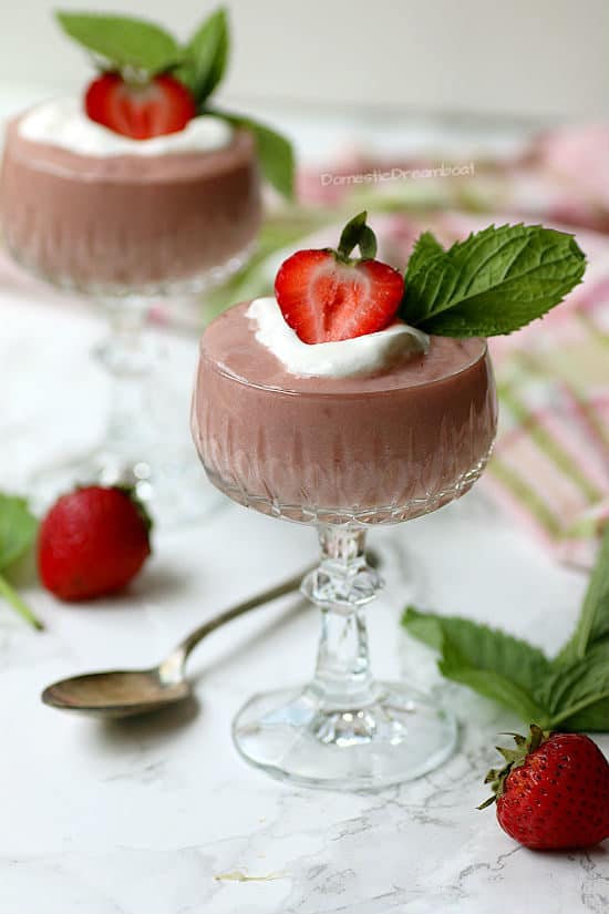 Fresh Strawberry Pudding