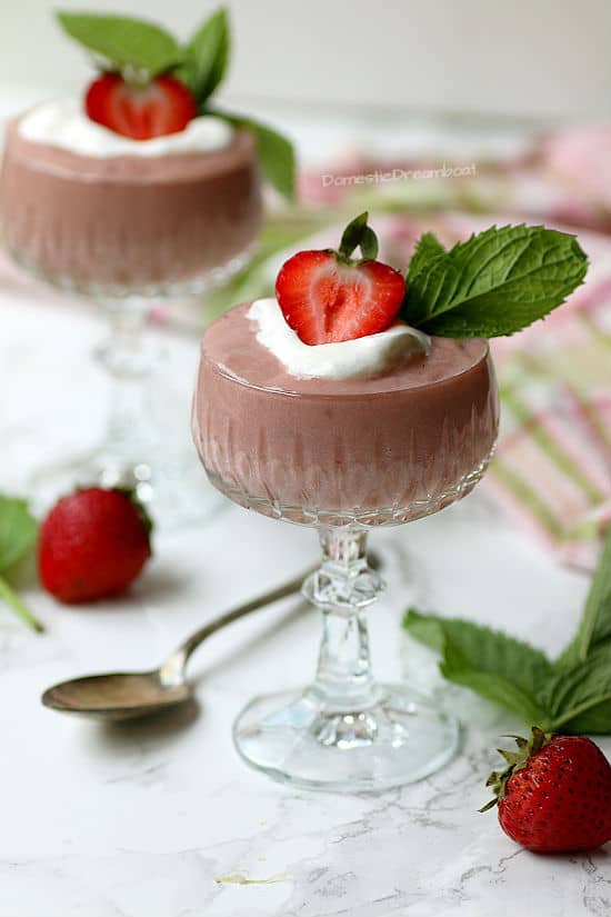 Strawberry pudding 3