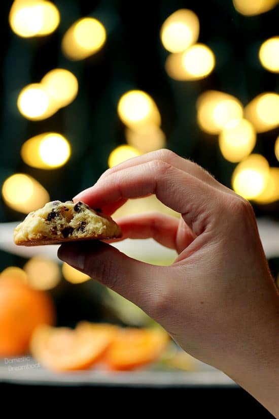Chocolate Orange Ricotta Cookies - Domestic Dreamboat #cookies #dessert
