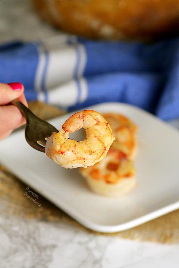 Perfectly Seared Shrimp - Domestic Dreamboat #glutenfree #shrimp #seafood