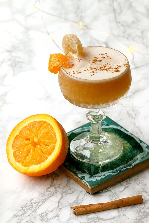 Spiced Orange Whisky Sour