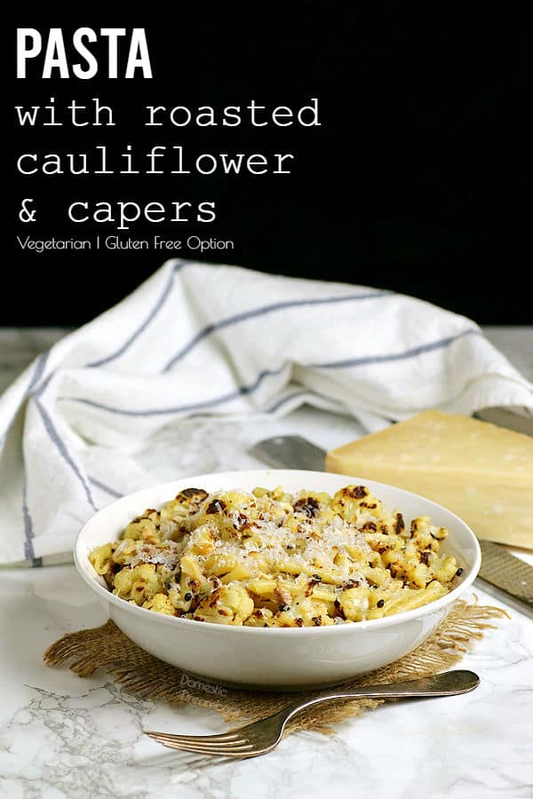 Pasta with Roasted Cauliflower Pinterest