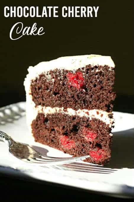 Chocolate Cherry Cake pinterest