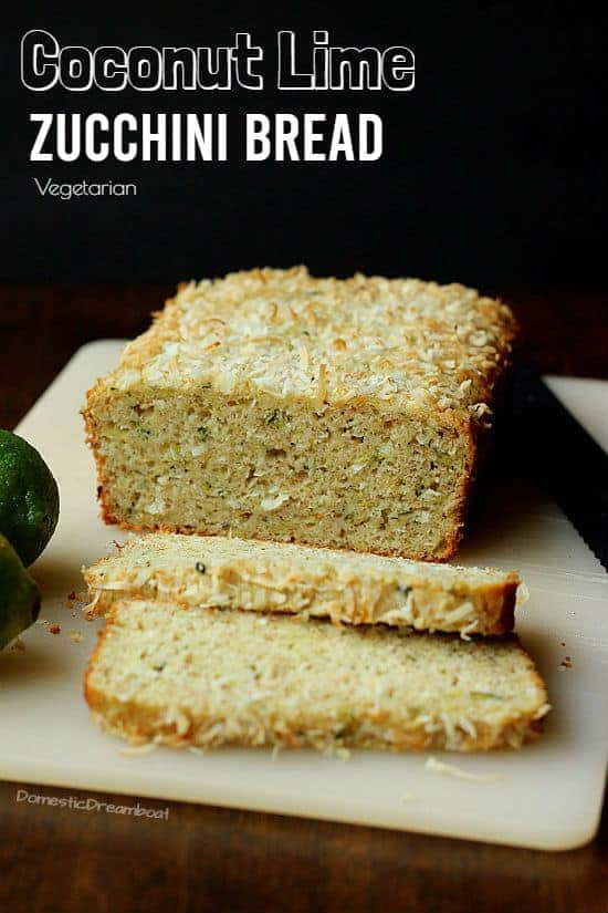 Coconut Lime Zucchini Bread pinterest