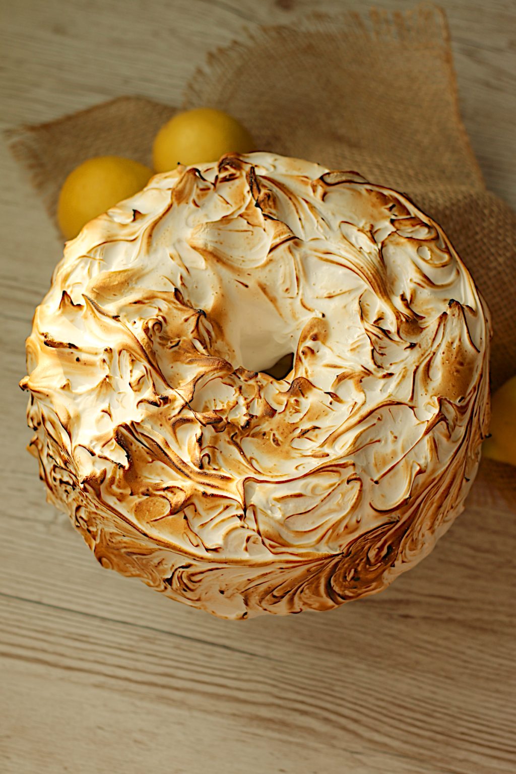 Lemon Meringue Chiffon Cake Domestic Dreamboat