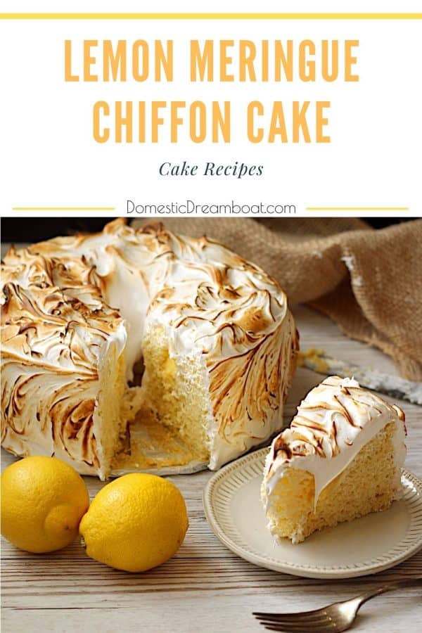 Lemon Meringue Chiffon Cake Pinterest