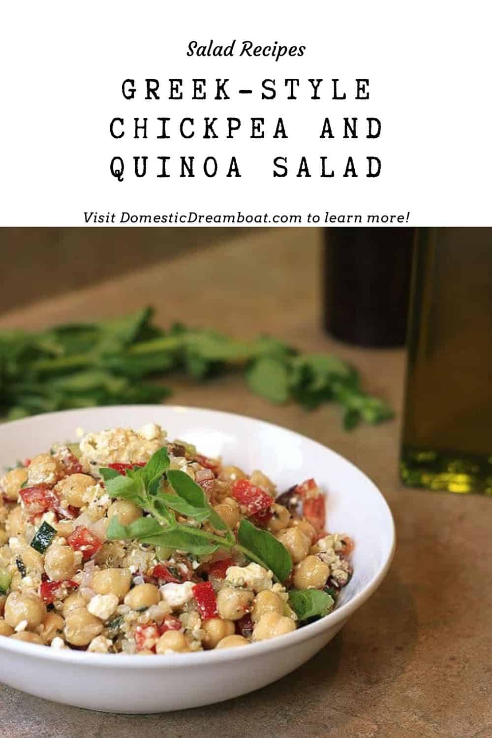 Chickpea and quinoa salad