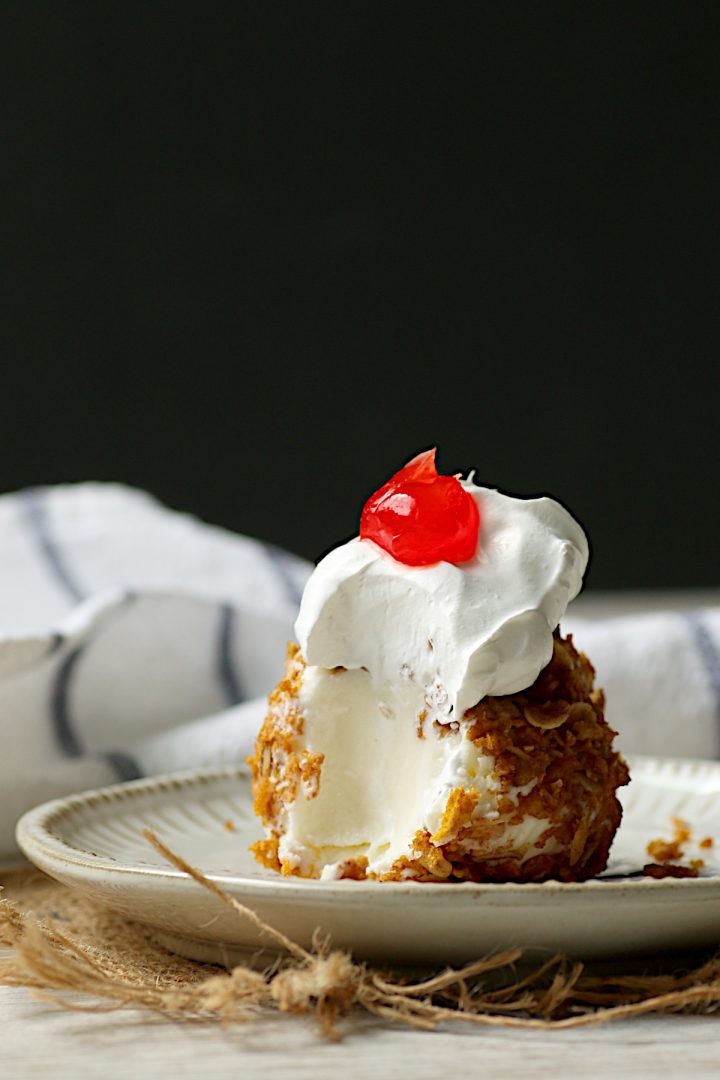 No Fry Deep Fried Ice Cream Domestic Dreamboat