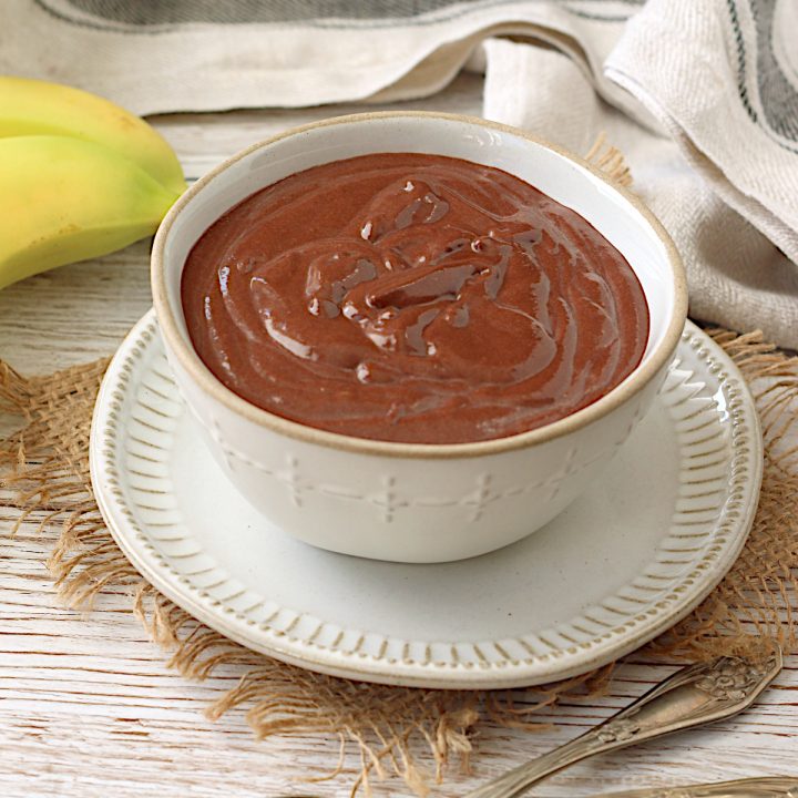 Vegan Chocolate Banana Pudding