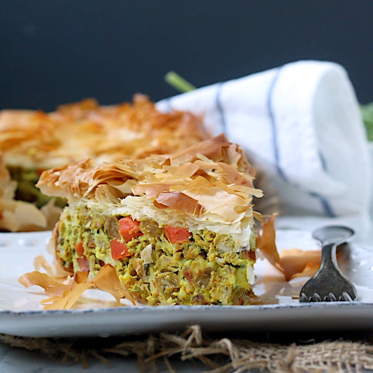 Spiced Meat Pie with Phyllo Crust cropped