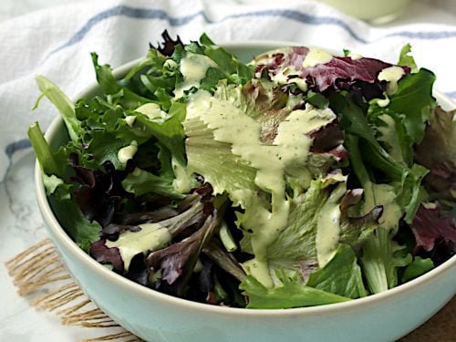 Creamy Pesto Salad Dressing