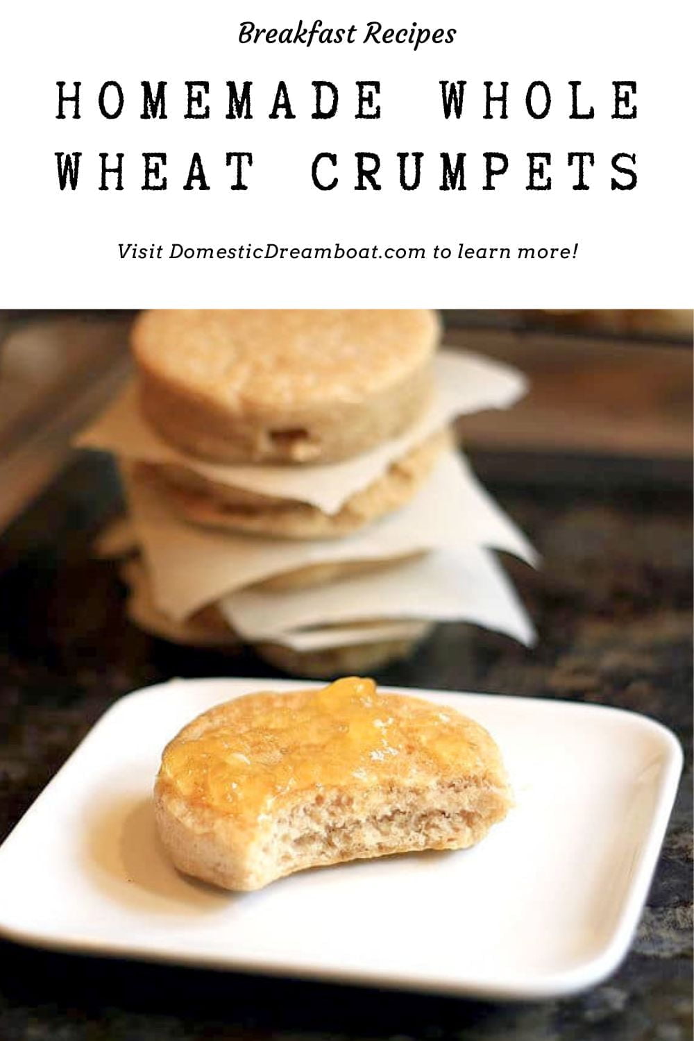 Homemade Whole Wheat Crumpets