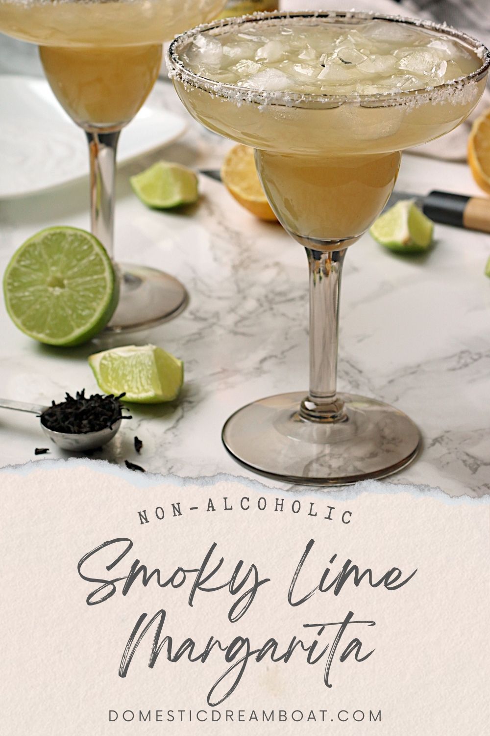Smoky Non Alcoholic Lime Margarita