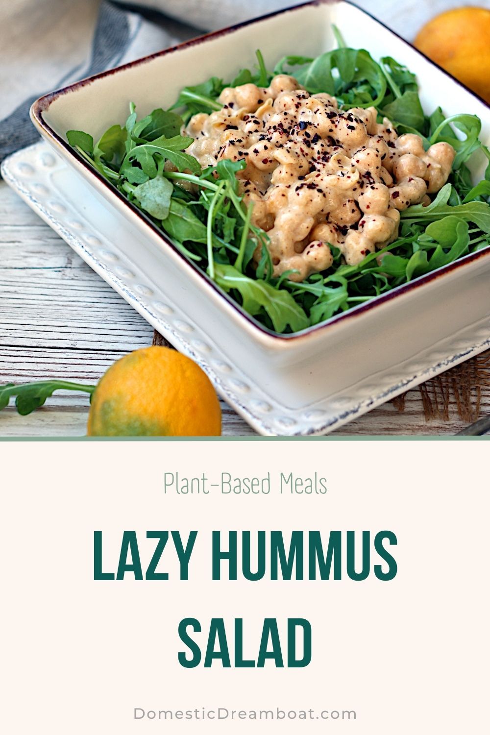 Lazy Hummus Salad 1