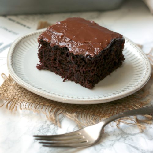 Chocolate Wacky Cake cropped