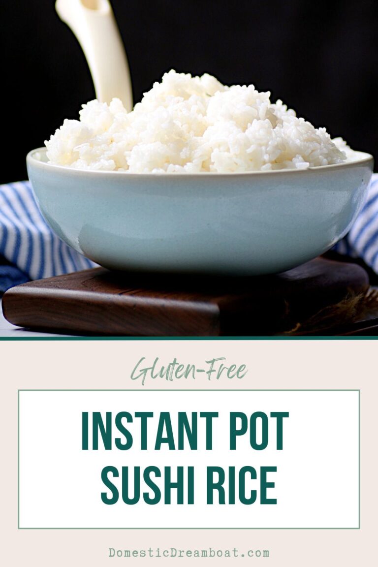 Instant Pot Sushi Rice - Domestic Dreamboat