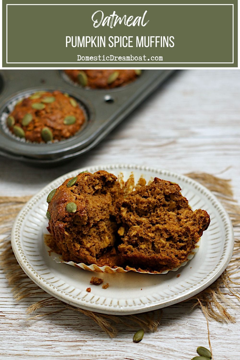 Oatmeal Pumpkin Spice Muffins