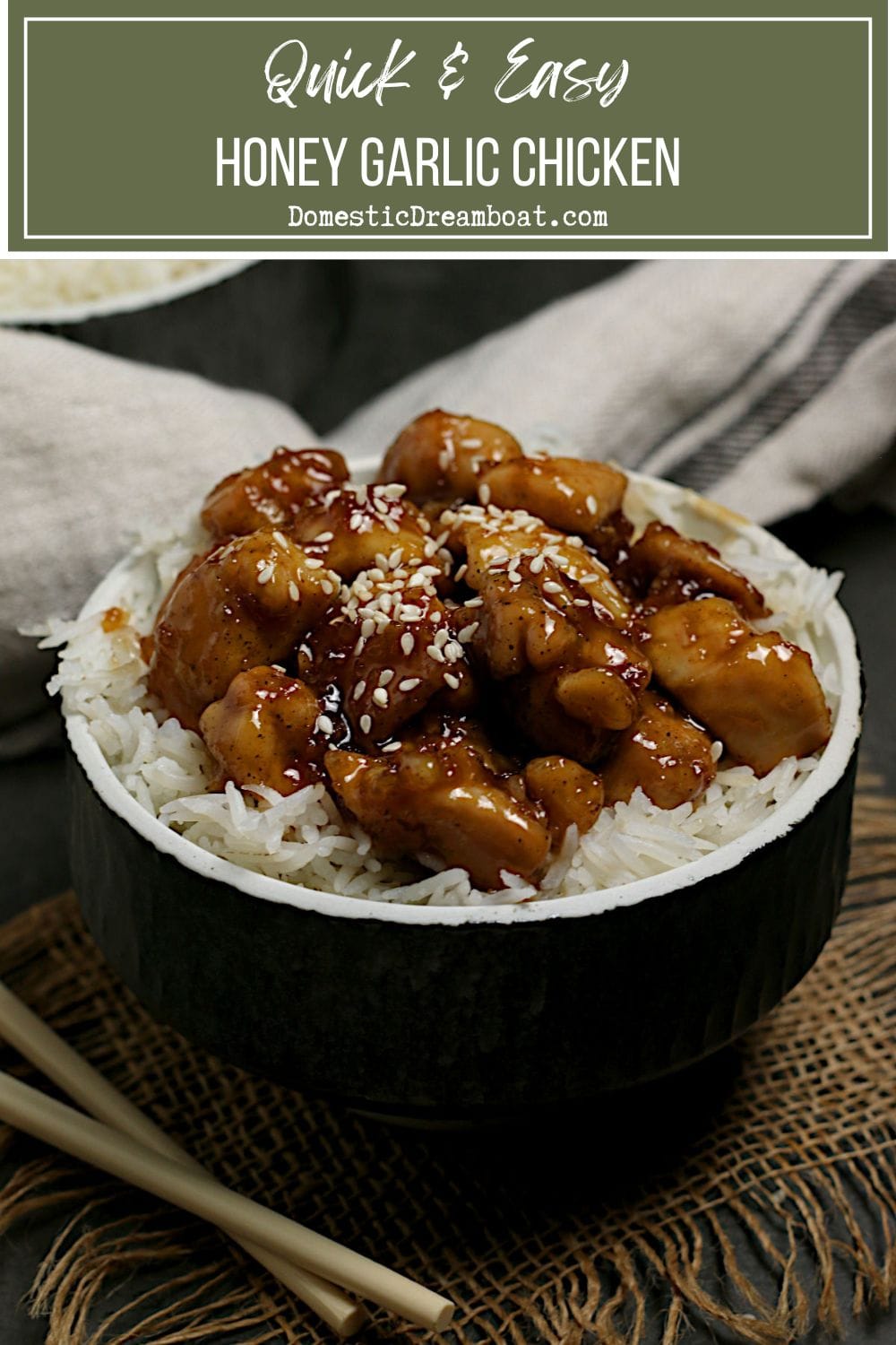 Quick Easy Honey Garlic Chicken