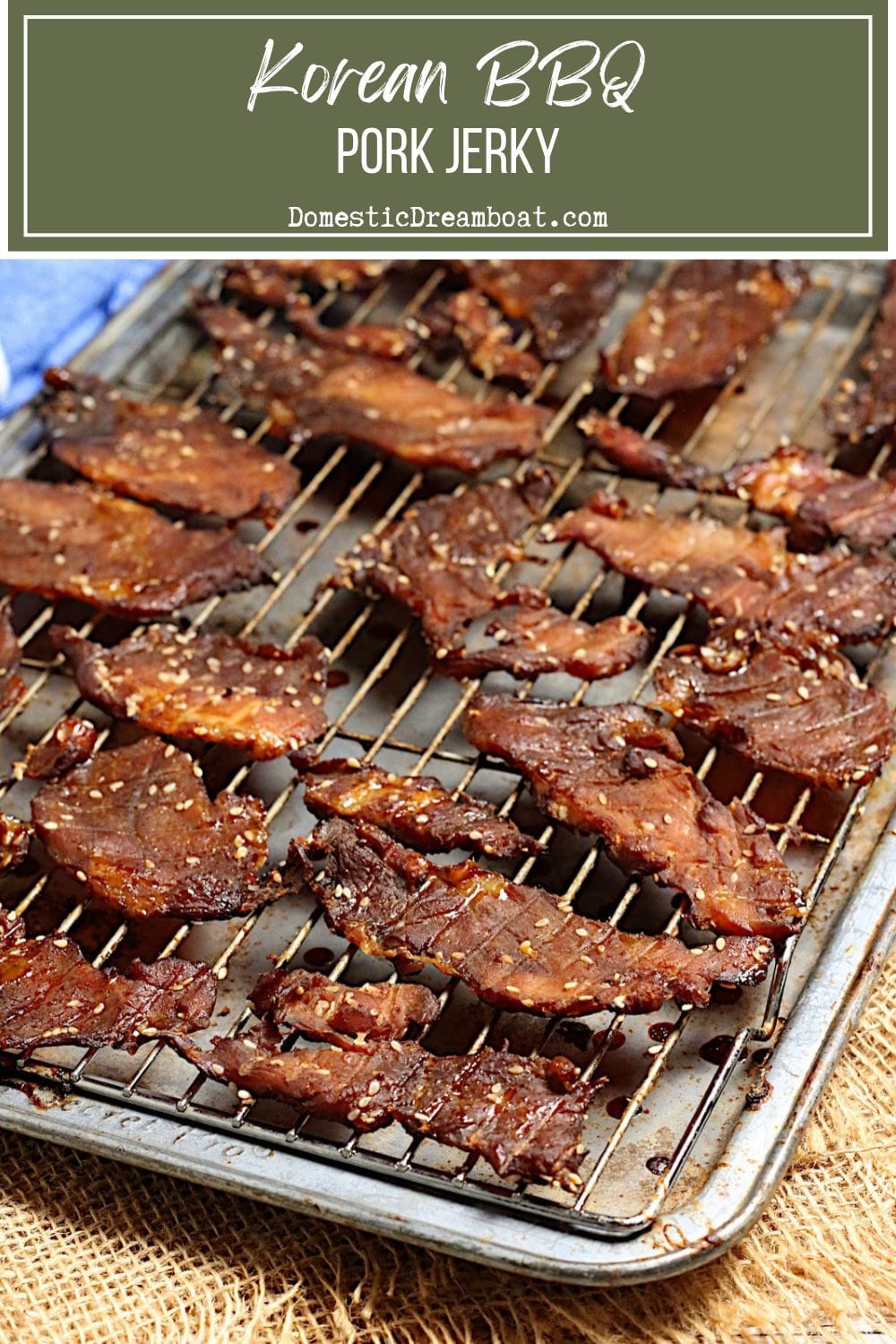 Korean BBQ Pork Jerky Korean BBQ Pork Jerky